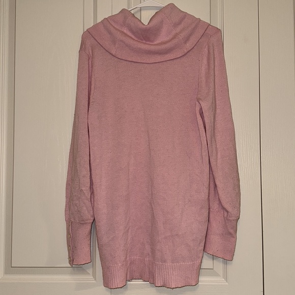 Ralph Lauren Pink Large Turtle Neck Sweater - Picture 3 of 3